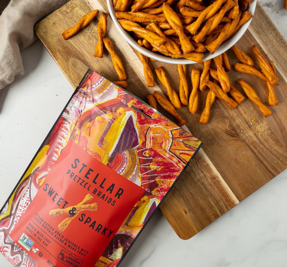 Stellar Pretzel Braids - Sweet & Sparky - 5oz (PACK OF 3)
