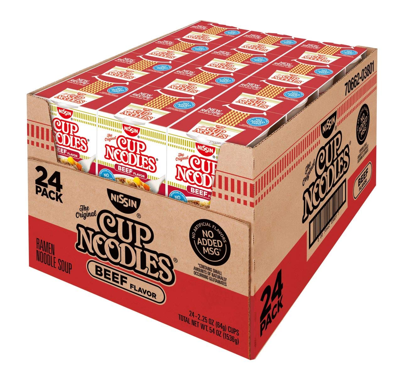 Quality Nissin Hot Product of Nissin Cup Noodles Beef Flavor Soup, 2 pack of 24./2.25 oz. [Biz Discount]