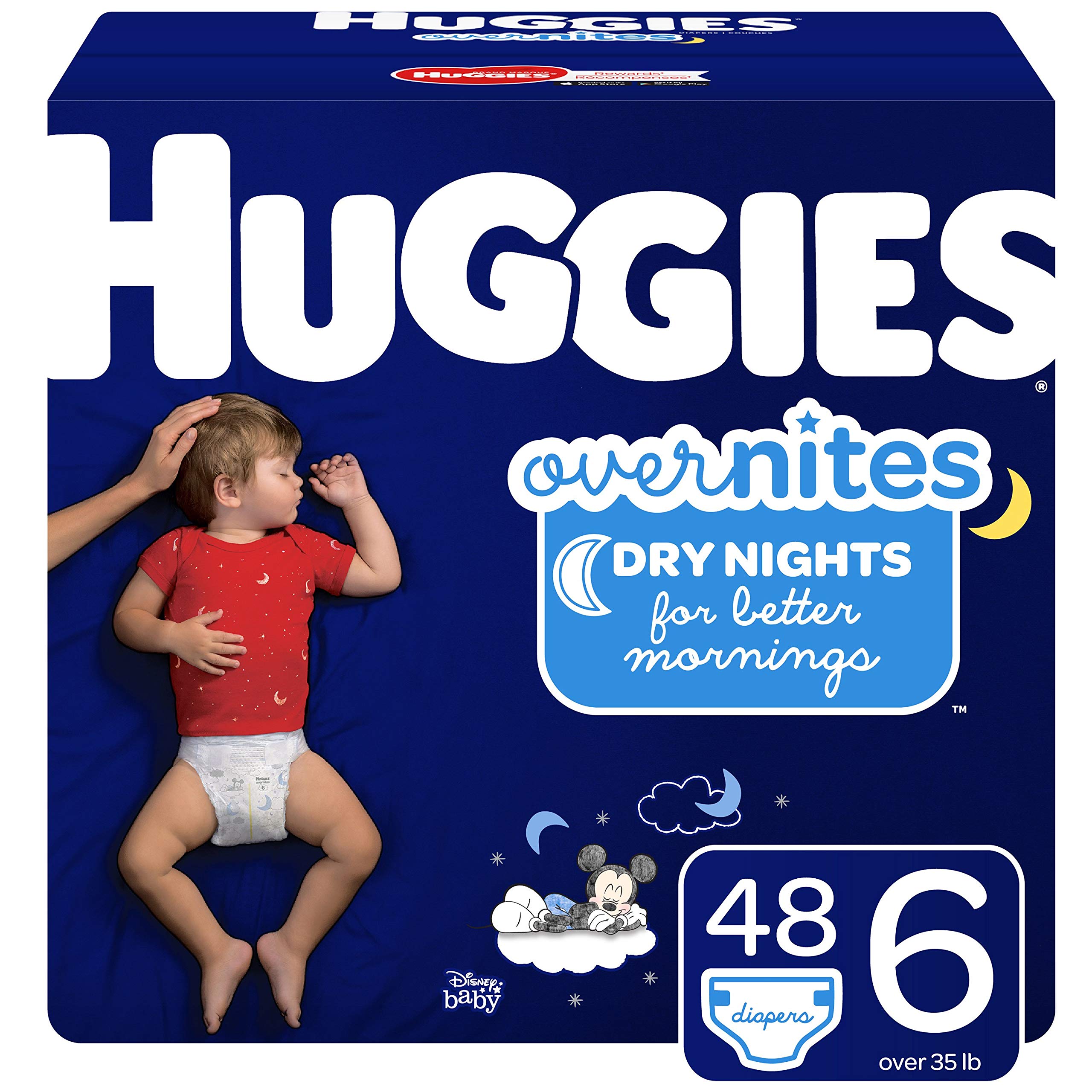 Quality Huggies Overnites Nighttime Baby Diapers - Free Shipping Available