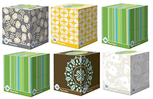 Premium Puffs Plus Lotion Facial Tissues, 96 To-Go Packs; 10 Tissues Per Pack