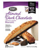 Premium Nonni's Almond Dark Chocolate Biscotti: 25 Count, 2lb,1.25 oz (943 g)
