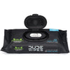 Premium DUDE Wipes Flushable Wipes, Unscented with Vitamin-E & Aloe, 100% Biodegradable, Dispenser (12 Packs, 576 Total Count)