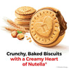 Quality Nutella Biscuits, Hazelnut Spread With Cocoa, cookie with a creamy heart of Nutella - 4-9.7 Oz Bags/Total Net WT 38.8 oz