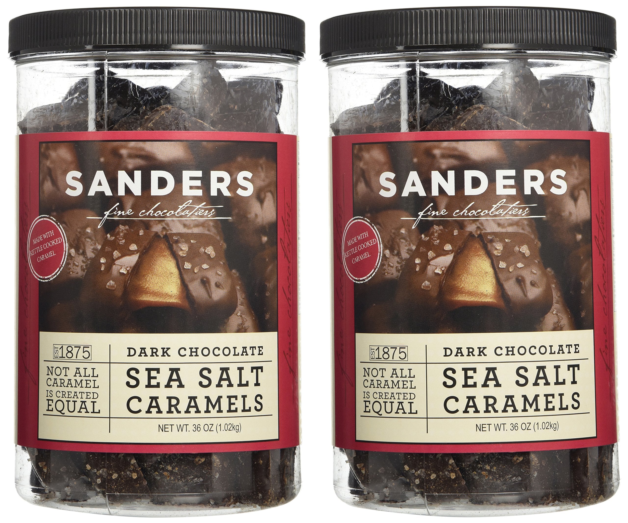 Premium Sanders Boulevard Milk and Dark Chocolate Luxe Assortment Gold
