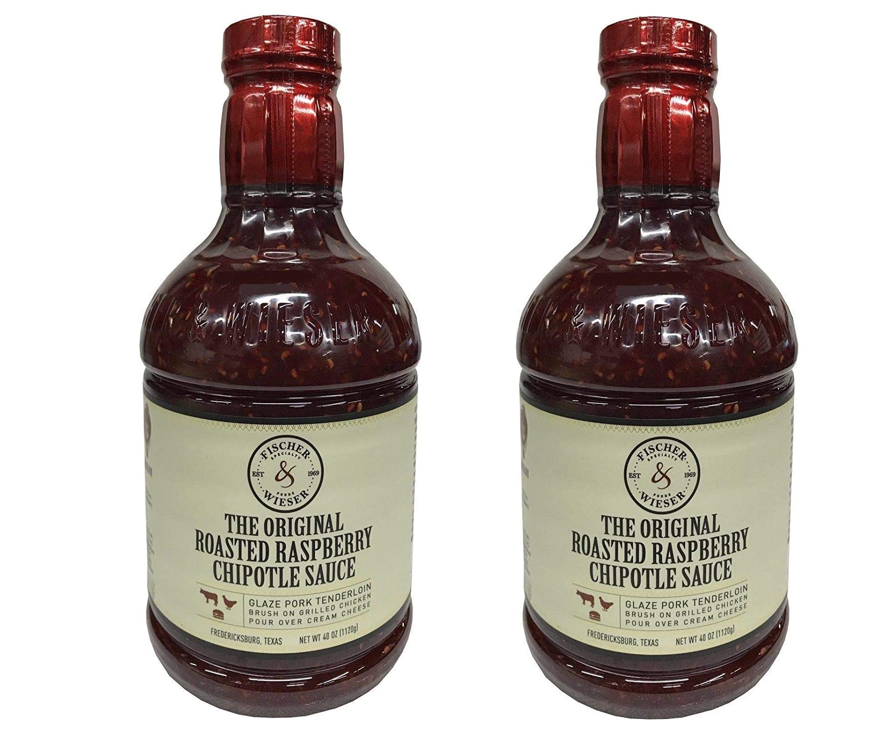Quality Fischer and Wieser Razzpotle Roasted Raspberry Chipotle Sauce, 40-Ounce Bottle (2-Pack)