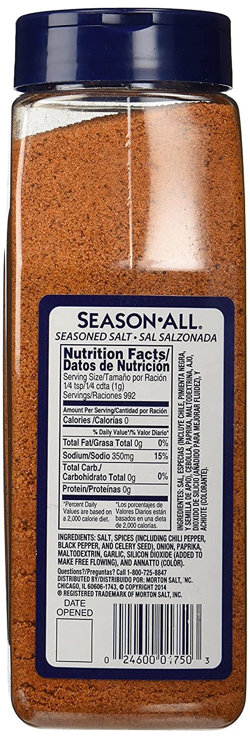 Premium Morton Season-All Seasoned Salt Ounce 35 Ounce - Shop Today