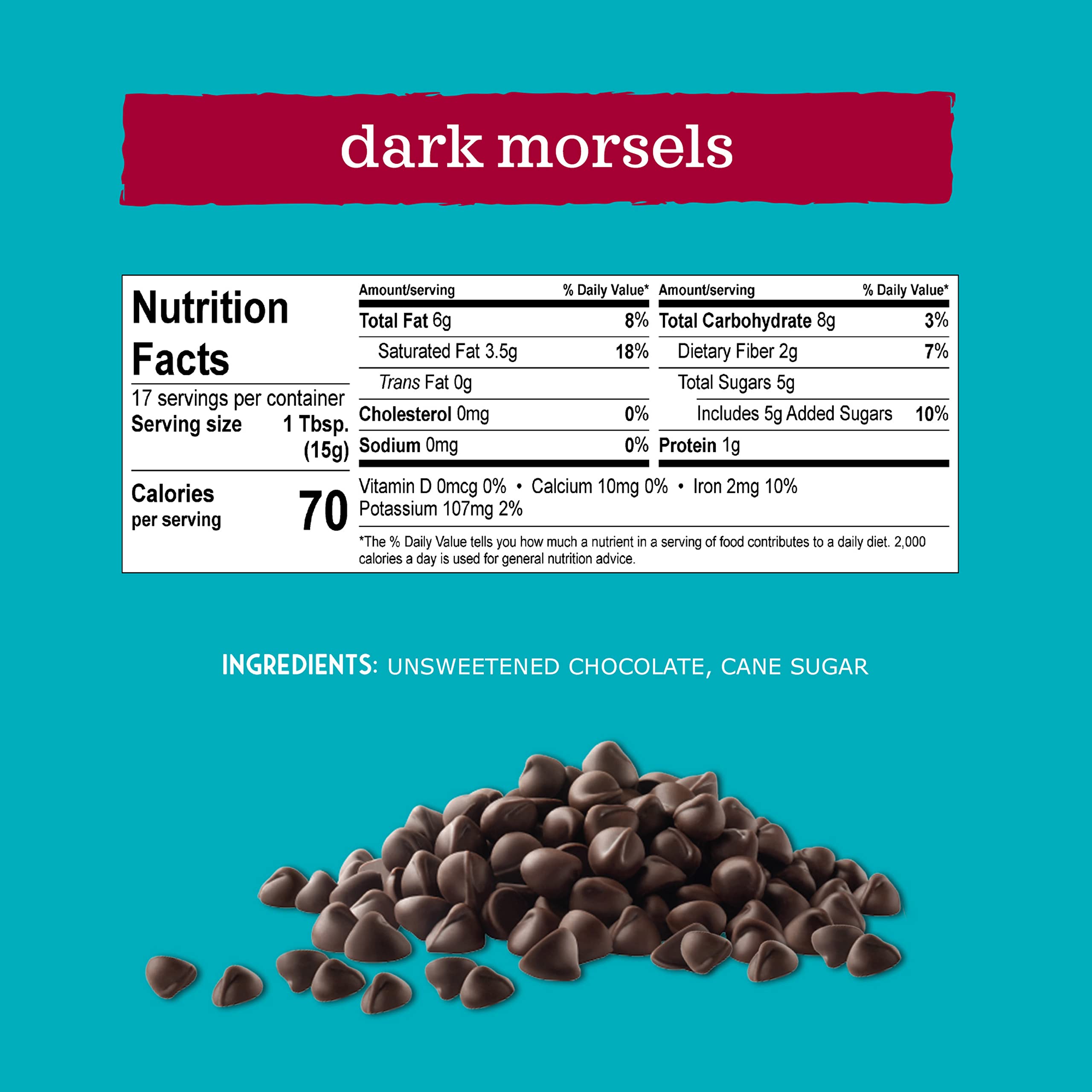 Quality Enjoy Life Baking Dark Chocolate Morsels, Dairy Free Chocolate Chips, Soy Free, Nut Free, Non GMO, Gluten Free, Vegan Chocolate Chips, Bulk Chocolate 12 Bags (9 oz)