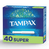 Premium Tampax Cardboard Tampons Regular Absorbency, Anti-Slip Grip, LeakGuard Skirt, Unscented