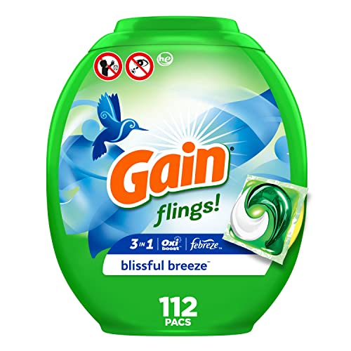 Quality Gain flings! Laundry Detergent Soap Pacs - Best Price Guaranteed