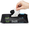 Premium DUDE Wipes Flushable Wipes, Unscented with Vitamin-E & Aloe, 100% Biodegradable, Dispenser (12 Packs, 576 Total Count)