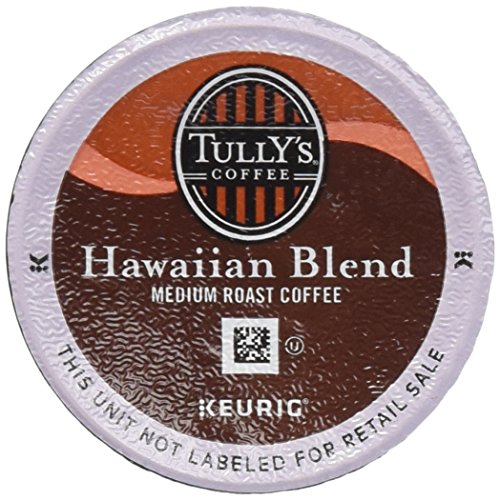 Premium Tully's Hawaiian Blend Coffee K-Cup, 48 Count (Packaging May Vary)