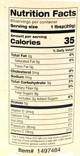 Quality Al Amin Foods Vonbee Passion Fruit Honey Puree. One Bottles 42.32oz/ 2.6lb. Quite good and very versatile.