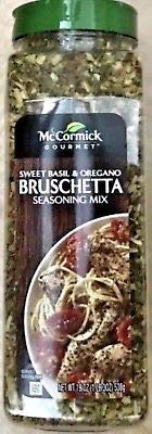 Premium McCormick Bruschetta Seasoning Mix (19 ounce shaker)