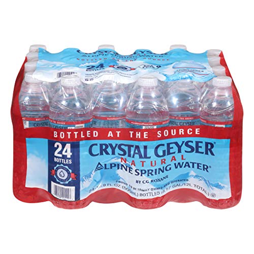 Premium Crystal Geyser Natural Alpine Spring Water - Free Shipping Available