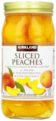 Quality Kirkland Sliced Peaches, 24 Ounce (Pack of 4) - Free Shipping Available