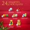 Premium Lindt Holiday Teddy Bear Chocolate Candy Advent Calendar