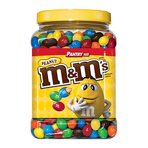 Quality M&M'S Chocolate Candy Pantry, 3.87 Pound, Peanut, 124 Oz (Pack of 2)