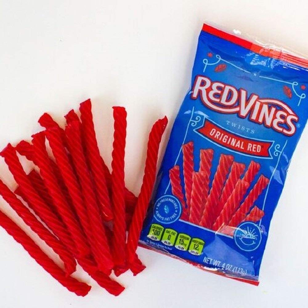 Premium Red Vines Original Licorice Twists 4oz Bag - Limited Time Offer