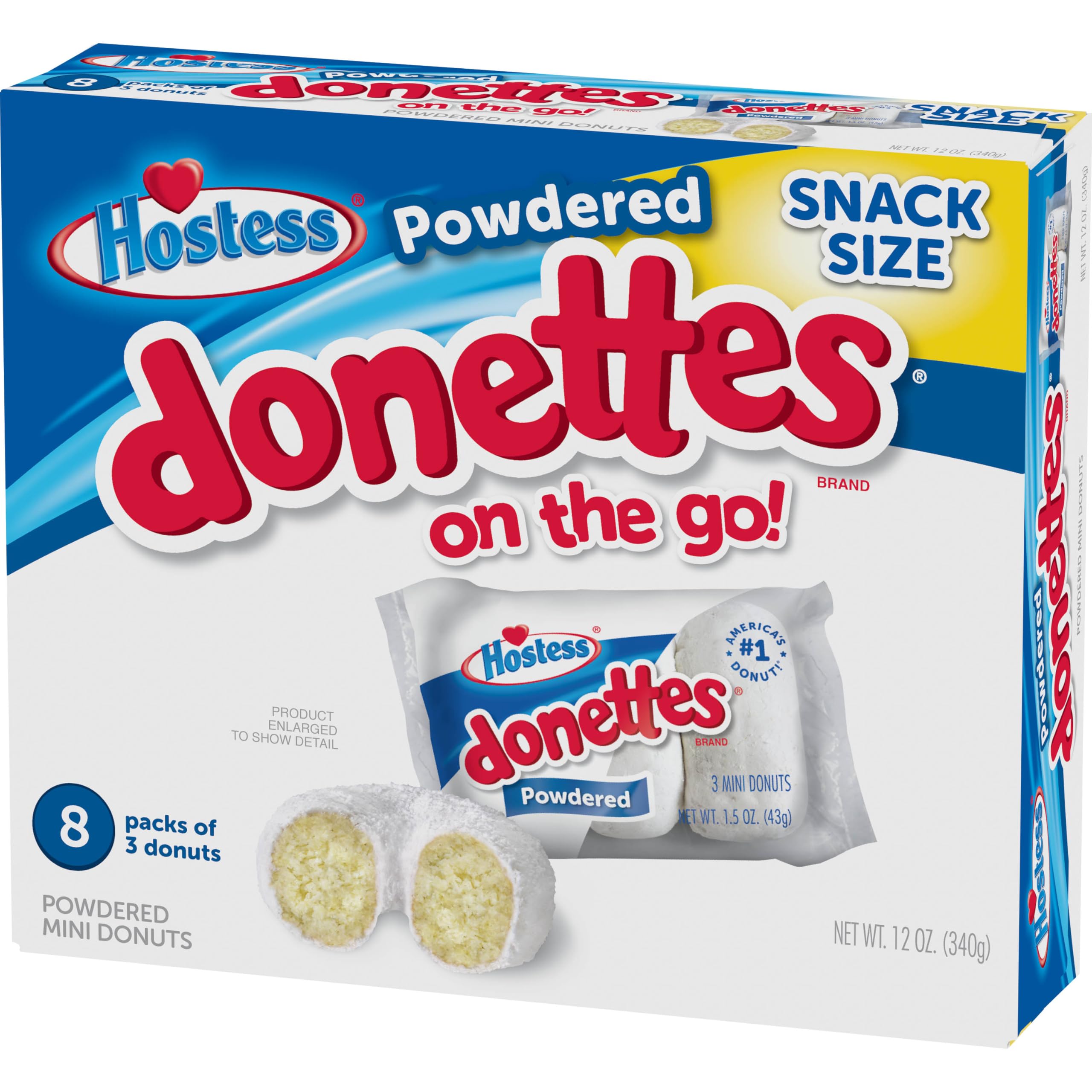 Premium Hostess Donettes Frosted Mini Donuts - Free Shipping Available