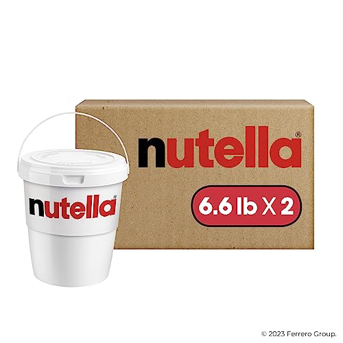 Premium Nutella Hazelnut Spread Food Service Tub, Baking Supplies, Great For Restaurants And Bakeries, Two Bulk Tubs, 13.2 Lb Total