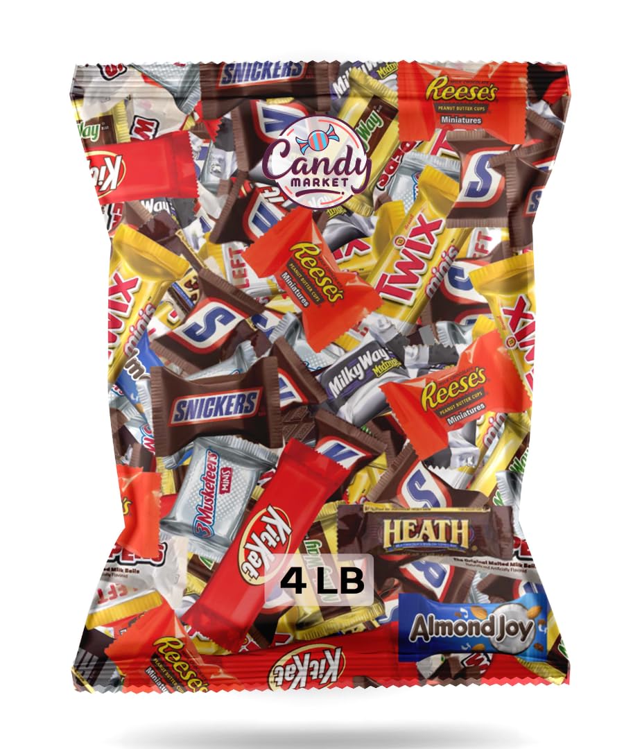 Quality Assorted Bulk Chocolate Mix - Snickers, Kit Kat, Milky Way, Twix, Whoopers, Heath & More! By Candy Market