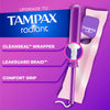 Premium Tampax Cardboard Tampons Regular Absorbency, Anti-Slip Grip, LeakGuard Skirt, Unscented