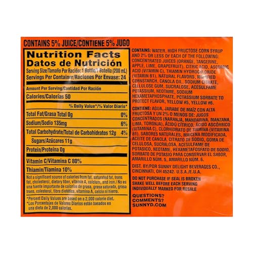 Quality Sunny Delight FLAVORED_DRINK_CONCENTRATE - Limited Time Offer