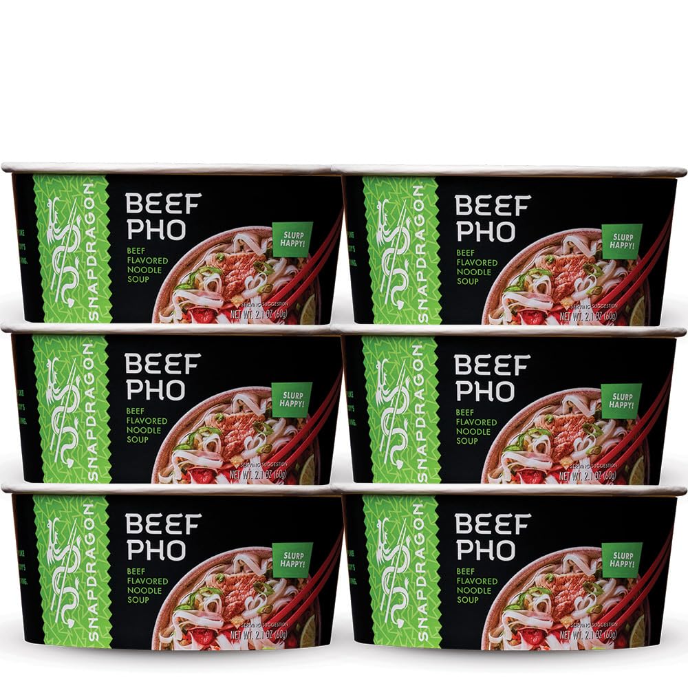 Quality Snapdragon Pho Soup Bowl, Beef Pho, 2.1 oz (Pack of 6)