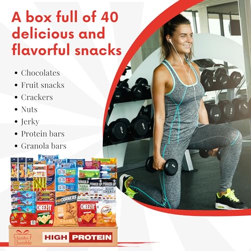Premium Jumbo Jumble Snack Box Gift Care Package Snacks Variety Pack for Adults Teens Kids Men Women school College Office Birthday