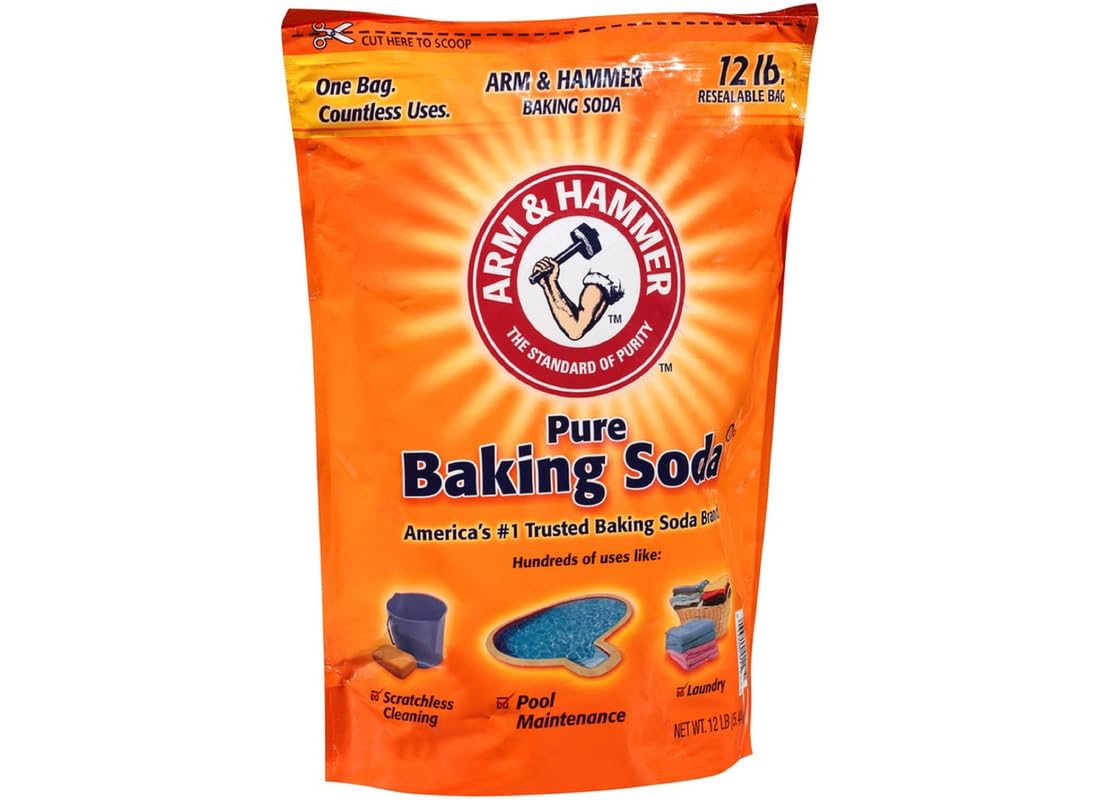 Quality Arm & Hammer CDC3320001961, Pure Baking Soda, 4 / Box, Orange