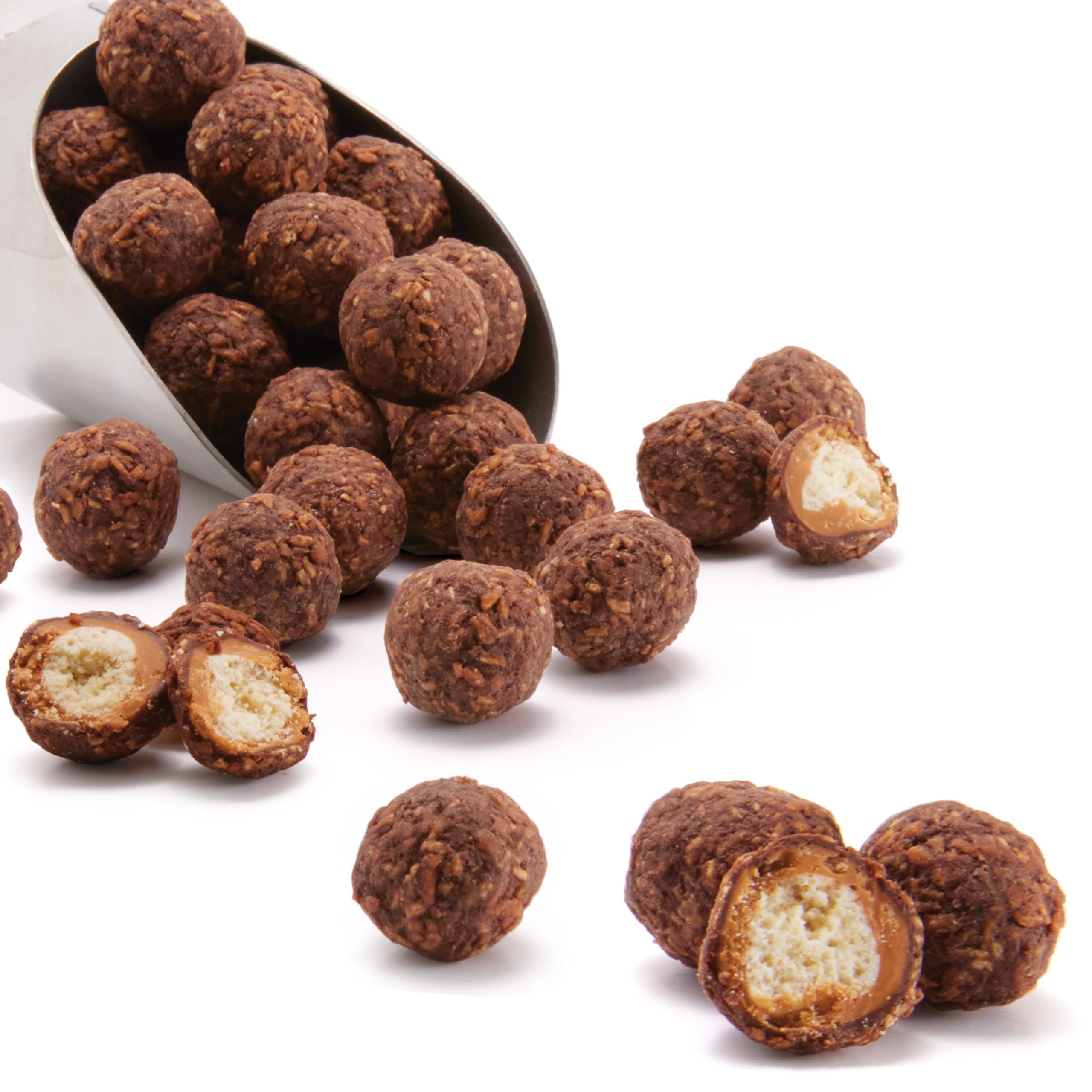 Premium Edward Marc Coconut Caramel Bites, 20 oz – Girl Scouts-Inspired Candy, Chocolate-Coated Snacks, Sweet Treats, Dessert Bites, Giftable Gourmet Snacks