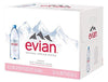Quality evian Natural Spring Water (One Case of 12 Individual Bottles, Each Bottle is 1 Liter) Naturally Filtered Spring Water in Large Bottles