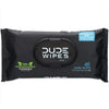 Premium DUDE Wipes Flushable Wipes, Unscented with Vitamin-E & Aloe, 100% Biodegradable, Dispenser (12 Packs, 576 Total Count)