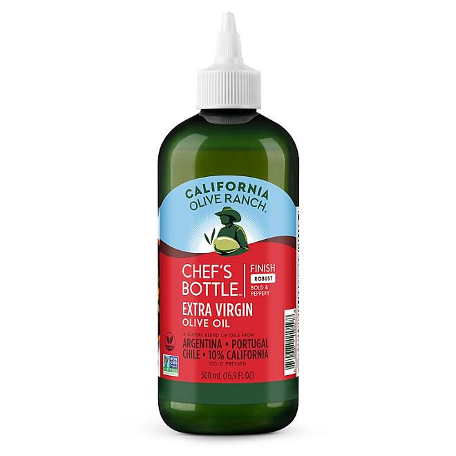 Extra Virgin Olive Oil by California Olive Ranch in squeezable chef's bottle (16.9 oz.)