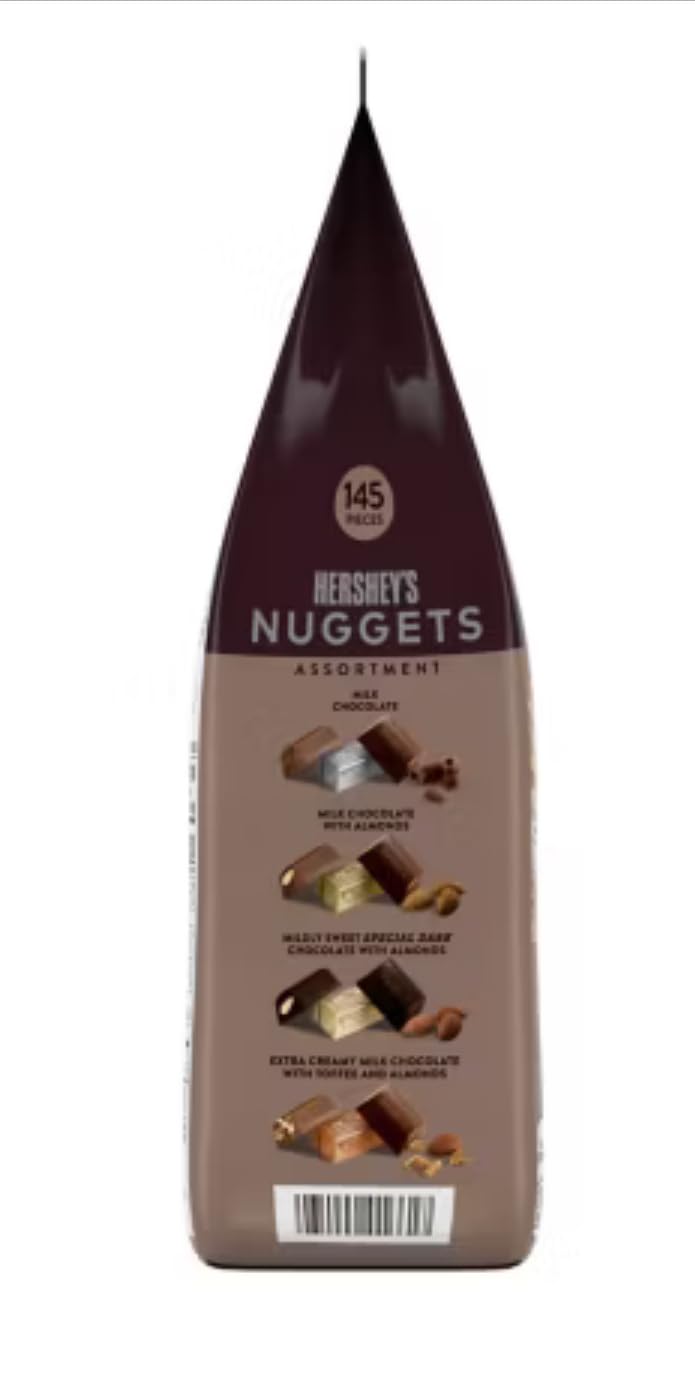 Quality Hershey's Nuggets Chocolate-Assortment 145pcs -52 Oz Bag
