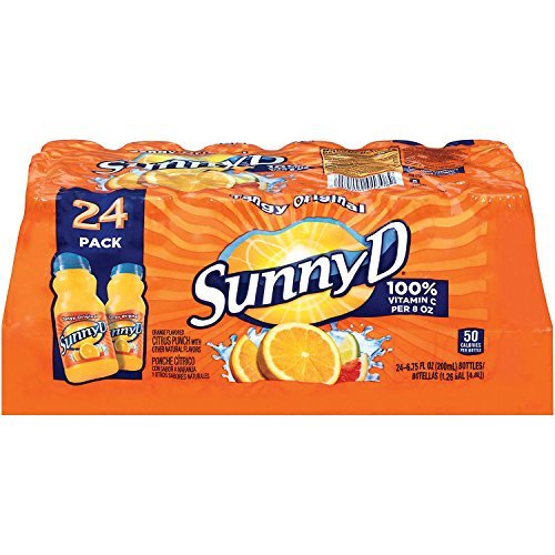 Premium SunnyD Tangy Original Orange Flavored Citrus Punch, 24 Fluid Ounce by Sunny DF- 24 Fl Oz (Pack of 24)