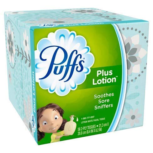 Premium Puffs Plus Lotion Facial Tissues, 96 To-Go Packs; 10 Tissues Per Pack
