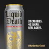 Quality Liquid Death Flavored Sparkling Water with Agave, Convicted Melon, 19.2 oz King Size Cans (8-Pack)
