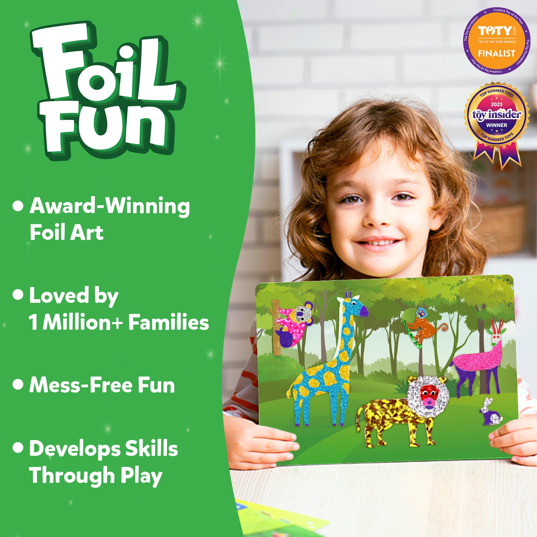 Quality Skillmatics Art & Craft Activity - Foil Fun, No Mess Art for Kids