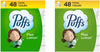 Puffs Plus Lotion Facial Tissues, Cube, 6 Boxes (56 Count Each)