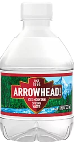 Premium Diamond coast Arrowhead spring water 8 fl oz, total 15 bottles, total 120 fl oz