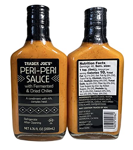 Organic Trader Joe's Peri-Peri Sauce with Fermented Dried Chilies (Pack of 2)