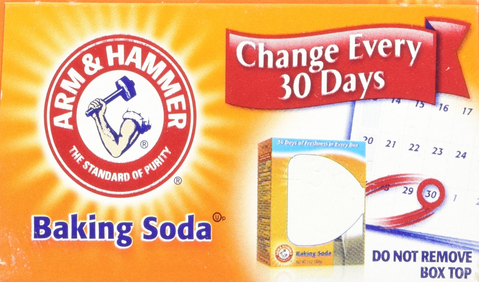 Premium Arm & Hammer Fridge-N-Freezer Baking Soda Odor Absorber, 14 Ounces (Pack of 6)