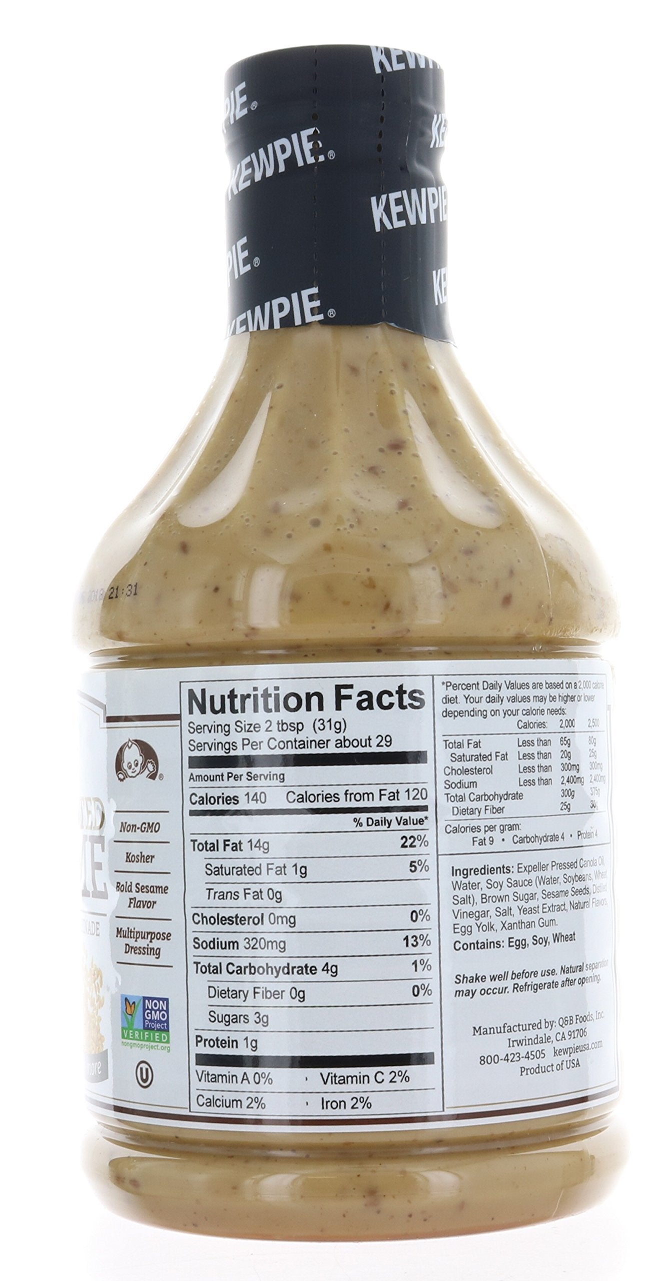 Premium Kewpie DEEP-ROASTED SESAME DRESSING (16.9OZ) - Best Price Guaranteed