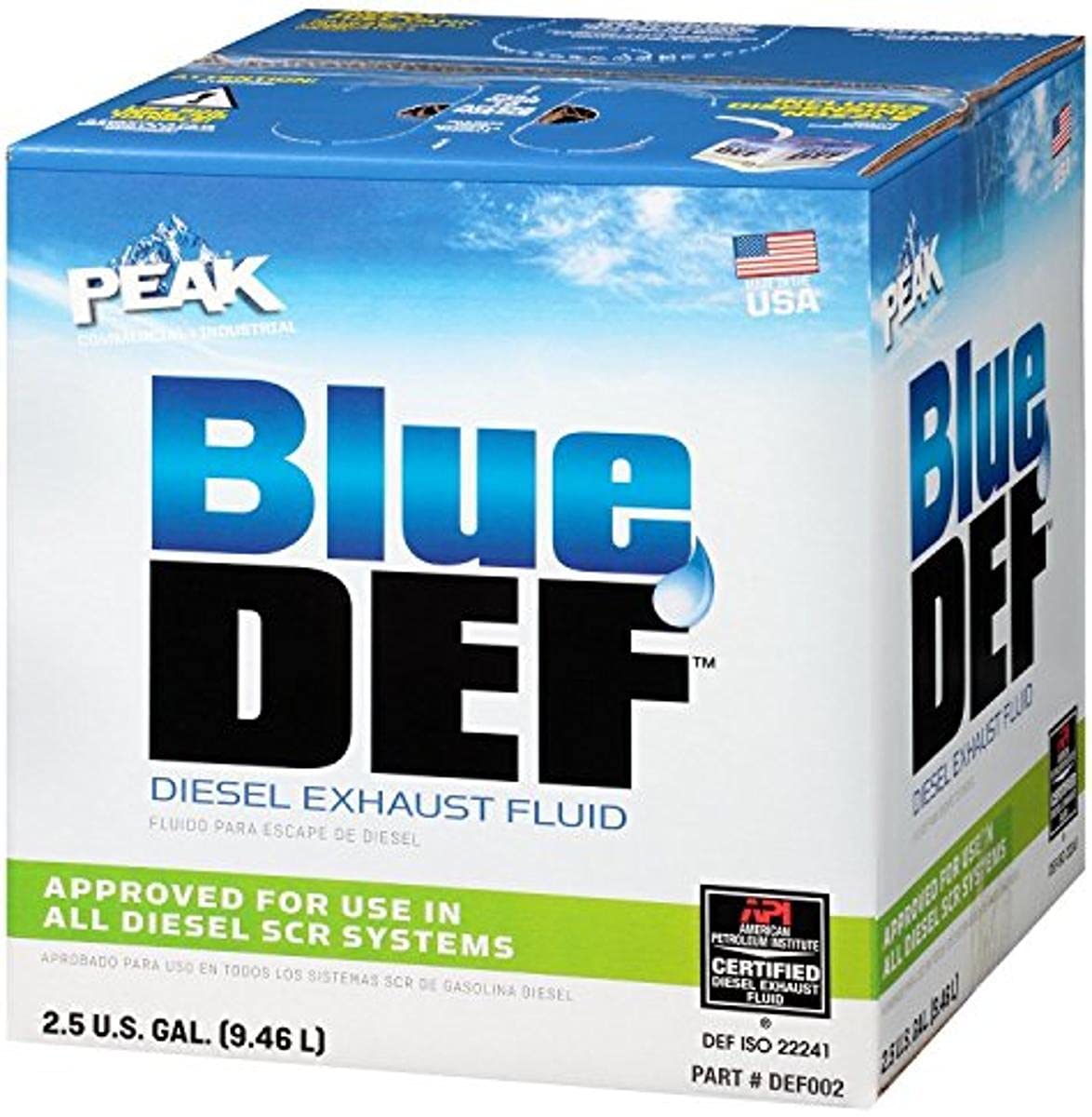 Premium BlueDEF DEF002 Diesel Exhaust Fluid 2.5 gallon Jug (80 Pack) Bundle with 1-Pack DU-MOST Walnut Hand Scrub Travel Size, 4 oz