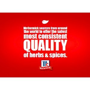 Premium McCormick Bruschetta Seasoning Mix (19 ounce shaker)