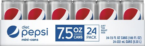 Premium Pepsi Diet Pepsi Cans - Free Shipping Available