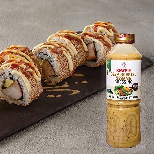Premium Kewpie DEEP-ROASTED SESAME DRESSING (16.9OZ) - Best Price Guaranteed