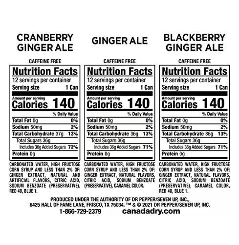 Premium Canada Dry Winter Variety Pack, 12 Ounce (36 Pack) - Limited Time Offer