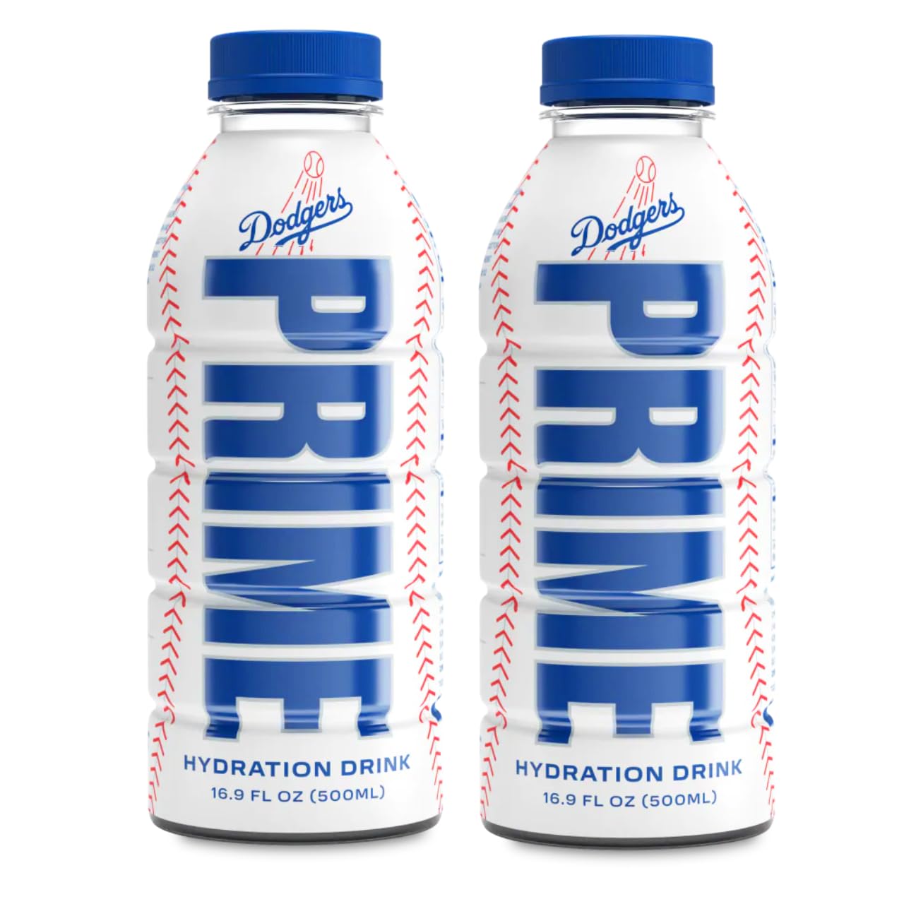 PRIME Dodgers Limited Edition | Sports Drinks | Electrolyte Enhanced for Ultimate Hydration | 250mg BCAAs | B Vitamins | Antioxidants | 2g Of Sugar | 16.9 Fluid Ounce | 2 Pack